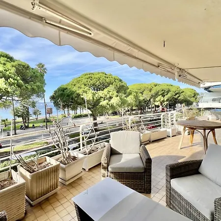Daire Apt In Pointe Croisette Beach & Large Terrace *