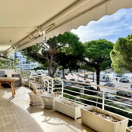 Apt In Pointe Croisette Beach & Large Terrace Daire *