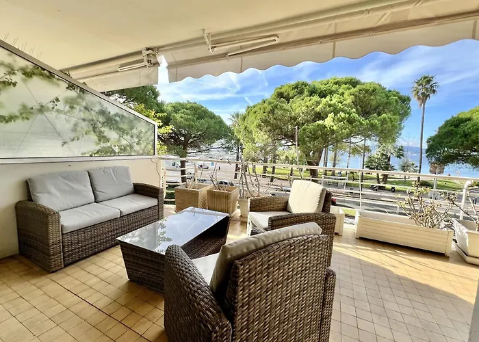 דירה Apt In Pointe Croisette Beach & Large Terrace קאן