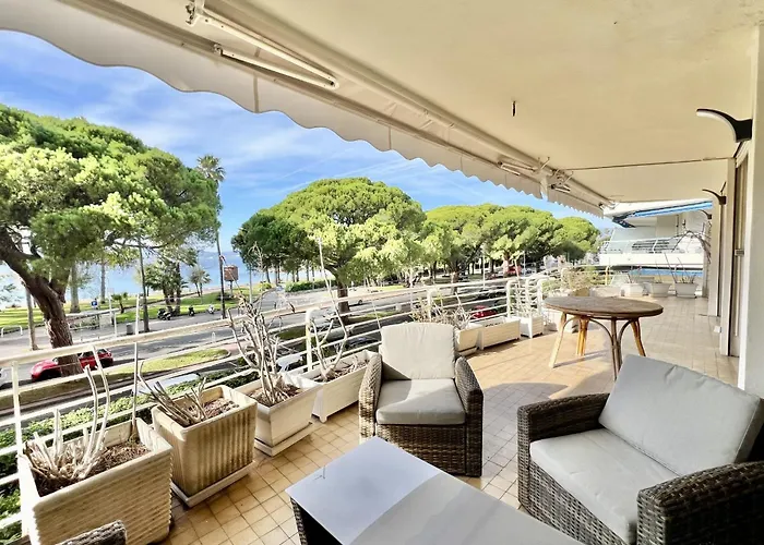 Daire Apt In Pointe Croisette Beach & Large Terrace *